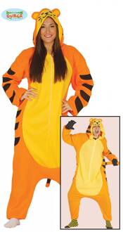 Tijger onesie verkleedpak Oranje