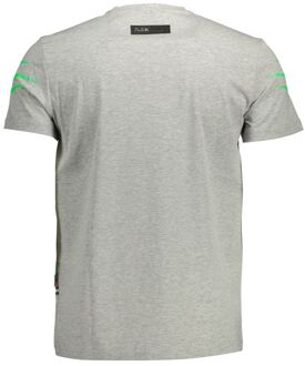 Tijgerhoofd Grafische T-shirt Grijs - S