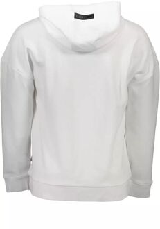 Tijgerkop Hoodie Breigoed Lange Mouwen Wit - S