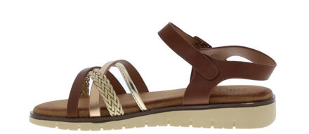 Tika multi banden | dames | maat: | imitatieleer Bruin - 38