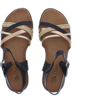 Tika multi banden | dames | maat: | imitatieleer Zwart - 38