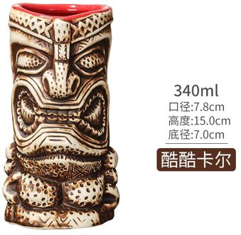 Tiki Mokken Persoonlijkheid Hawaiiaanse Cocktail Cup Creatieve Mokken Keramische Bar Zombie Keramiek Tazas De Ceramica Creativas Cool Carl