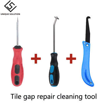Tile gap repair Cleaning tool Hook Knife Professional Removal Of Old Grout Hand Tools kit Construction Hand Tools