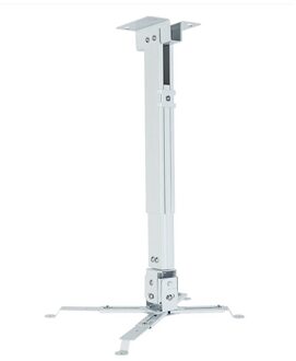 Tilt En Swivel Plafond Mount Voor Projectoren Iggual STP01-S IGG314692 -22,5 - 22,5 ° -15 - 15 ° ijzer Wit