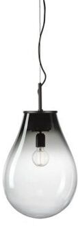 Tim Small Hanglamp - Gerookt - Zwart Transparant