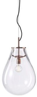 Tim Small Hanglamp - Transparant - Koper