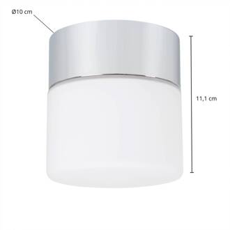 Timaris LED badkamer-plafondlamp wit, chroom