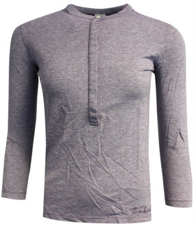 Timberland 3/4 Mouw Modal Henley Jersey T-Shirt Top Dames 29688 510 RW32 Paars - XS