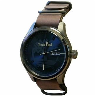 Timberland Analoog Lederen Bruine Band Herenhorloge