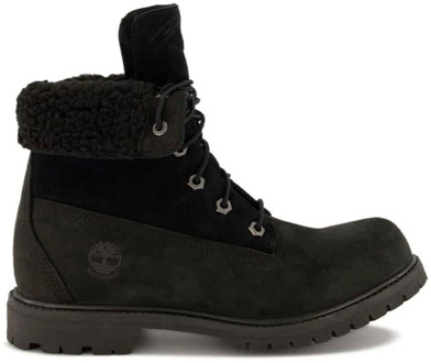 Timberland Auth Teddy winterschoenen Dames Fleece, WP zwart Maat 38