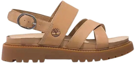 Timberland Beige Clairemont Way Sandal Timberland , Beige , Dames - 37 Eu,38 Eu,39 Eu,41 Eu,40 Eu,36 EU