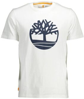 Timberland Boomlogo T-shirt Wit - S