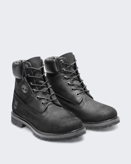 Timberland Dames 6 inch lace up boot Zwart - 38