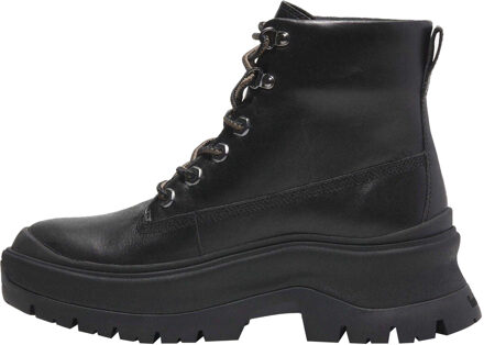 Timberland Dames/Dames Roxie Lane Full Grain Leather Mid Laarzen (Zwart)