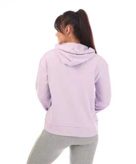 Timberland Dames Timberland Stack Logo Loopback Hoody in Lila - maat
