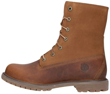 Timberland Dames Veterboots Authentics Teddy Fleece - Bruin - Maat 37