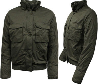 Timberland Earthkeepers Zip Up Dames Lange Mouw Katoenen Jas 36217 529 R12E Groen