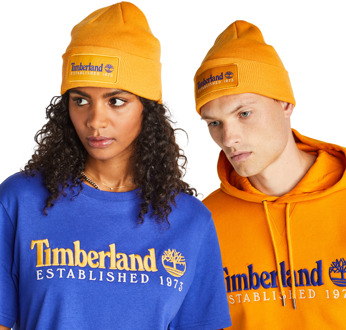 Timberland Established 1973 - Unisex Winter Mutzen Beige - One Size