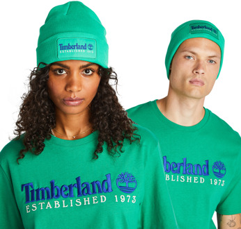 Timberland Established 1973 - Unisex Winter Mutzen Green - One Size