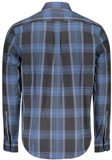 Timberland Geruite Overhemd met Knopen Donkerblauw - S