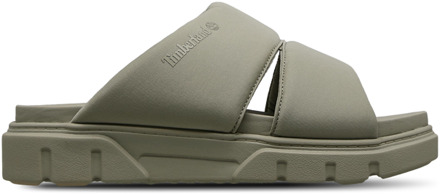 Timberland Greyfield Slippers en Sandalen Dames - Beige - Maat 38 - Mesh/Synthetisch