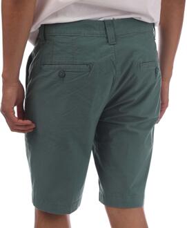 Timberland Heren Claremont Poplin Chino Korte Broek (Teal) - maat Groenblauw