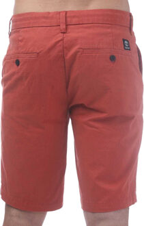Timberland Heren Claremount Twill Chino Korte Broek (Rood)