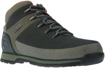 Timberland Heren Euro Sprint Leder Mid Cut Waterdichte Wandelschoenen (Groen)
