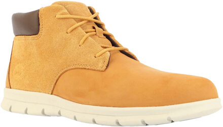 Timberland Heren Graydon Leather Mid Cut Lace Up Trainers (Tarwe) - maat EU 42 / UK 8 Bruin