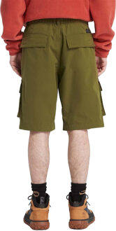 Timberland Heren Leren Badge Waterafstotende Cargo Shorts (Olijf) - 34 Normaal