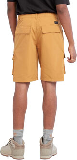 Timberland Heren Leren Badge Waterafstotende Cargo Shorts (Tarwe) Bruin - 30N