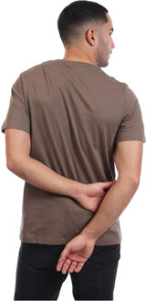 Timberland Heren Lineair Logo T-Shirt (Bruin) - 2XL