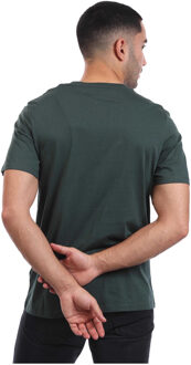 Timberland Heren Lineair Logo T-Shirt (Groen) - S