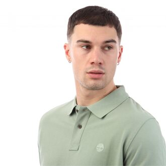 Timberland Heren Millers River Poloshirt (Groen)