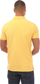 Timberland Heren Oyster River Logo Poloshirt met Korte Mouwen (Geel)