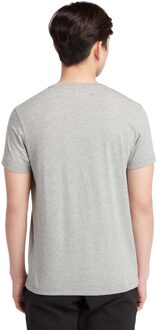 Timberland Heren Oyster River Logo T-shirt met korte mouwen (Grijs) - maat