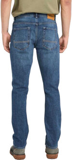 Timberland Heren Sandown Leren Badge 5 Pockets Slim Jeans (Indigo) Paars - 32 Lang