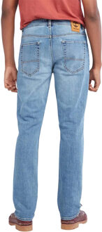 Timberland Heren Sandown Stretch Leather Patch Slim Jeans (Denim) Blauw - 30W/32L