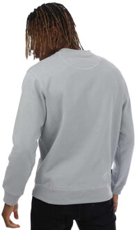 Timberland Heren Sweatshirt met ronde hals Est 1973 (Lichtgrijs)