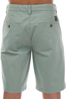 Timberland Heren Timberland Claremont Twill Chino Korte Broek in Groen - maat