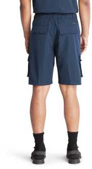 Timberland Heren Timberland Duurzame Waterafstotende Cargo Shorts in Navy - 30 inch