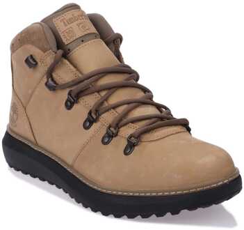 Timberland Heren Timberland Hudson Road Waterdichte Mid Laarzen in Beige