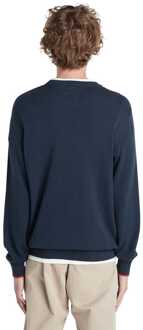 Timberland Heren Timberland John Crewneck Sweatshirt in Marineblauw - maat M Navy