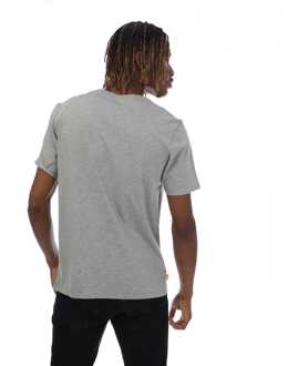 Timberland Heren Timberland Kennebec Logo T-shirt in Grijs Heather - maat S