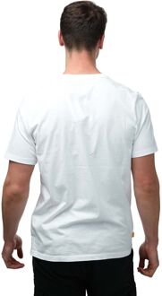 Timberland Heren Timberland Kennebec Logo T-shirt in Wit - maat S