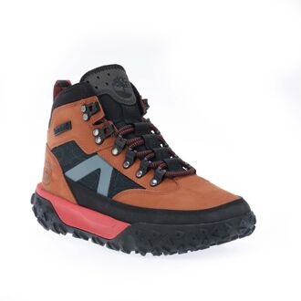 Timberland Heren Timberland Mid Lace Up 6 Inch Waterdichte Wandelschoenen in Bruin