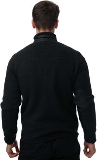 Timberland Heren Timberland Mix Media Sherpa Fleece in Zwart - maat S