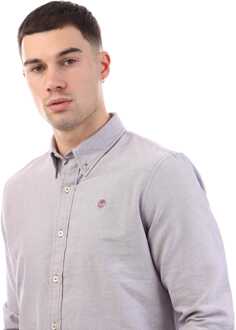 Timberland Heren Timberland Oxford overhemd in paars - M