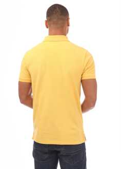 Timberland Heren Timberland Oyster River Logo Poloshirt in Geel - S