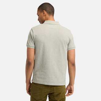 Timberland Heren Timberland Oyster River Logo Poloshirt met Korte Mouw in Grijs